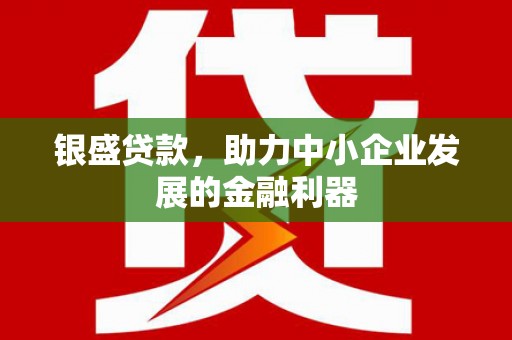 镇坪银盛贷款，助力中小企业发展的金融利器