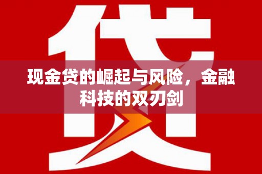 镇坪现金贷的崛起与风险，金融科技的双刃剑