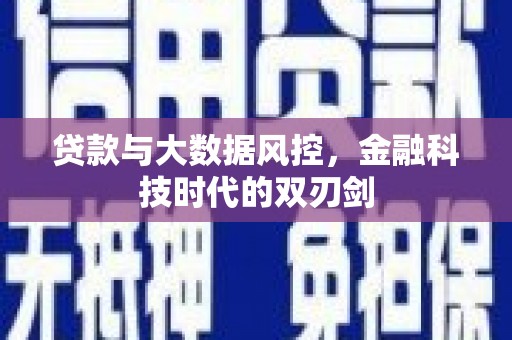 镇坪贷款与大数据风控，金融科技时代的双刃剑
