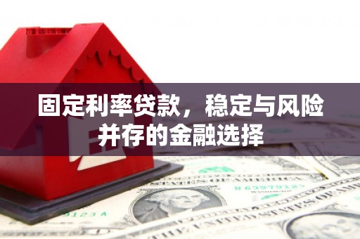 镇坪固定利率贷款，稳定与风险并存的金融选择