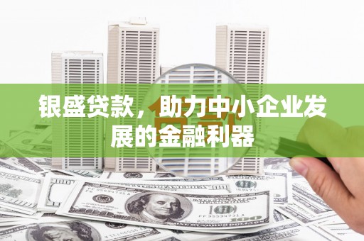 镇坪银盛贷款，助力中小企业发展的金融利器