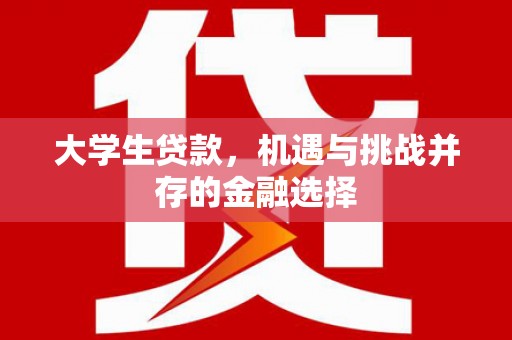 镇坪大学生贷款，机遇与挑战并存的金融选择